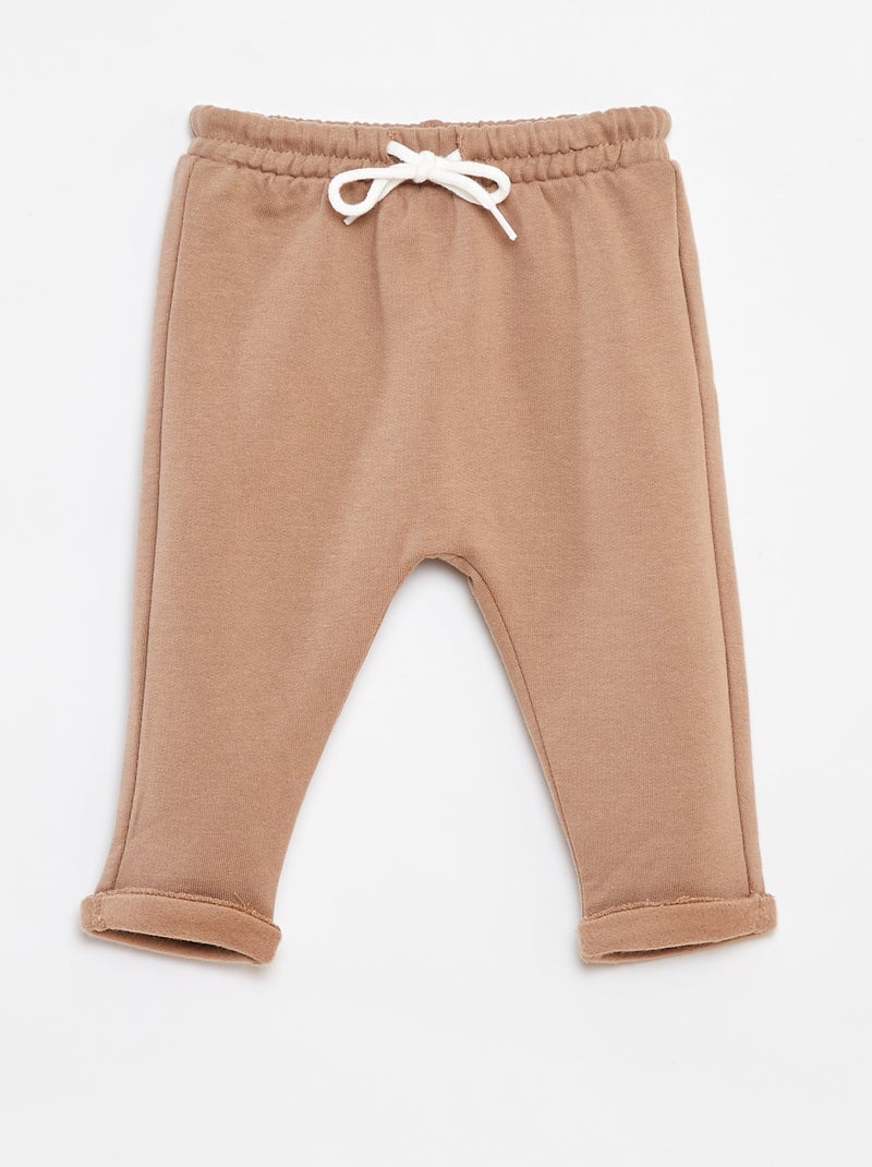 Leggings quentes estilo saruel Bege - Kiabi