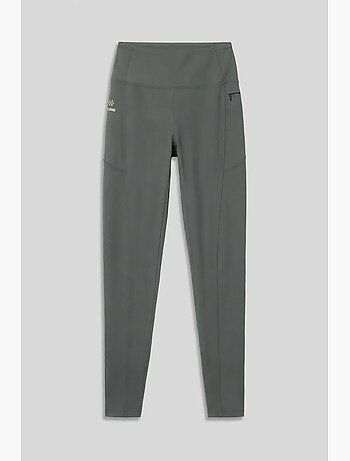 Leggings skinny de cintura subida com bolso tommy