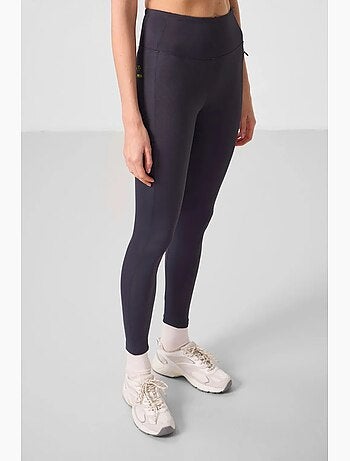 Leggings skinny de cintura subida com bolso tommy