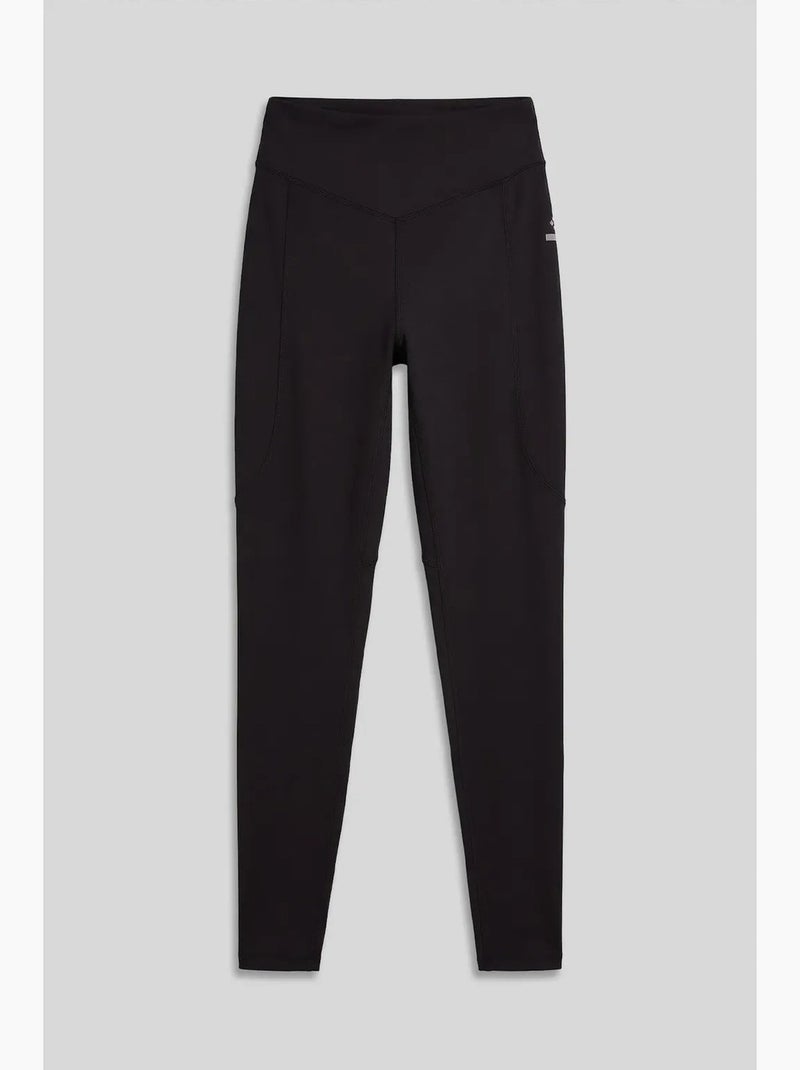 Leggings skinny de cintura subida tommy Preto - Kiabi