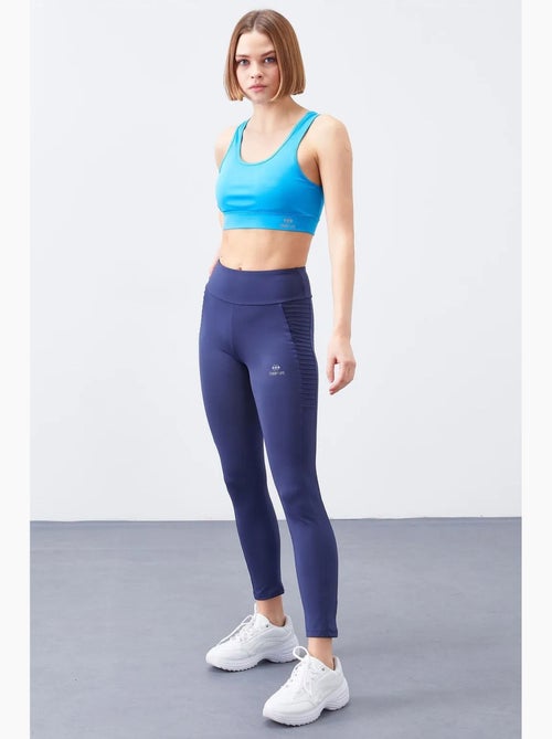 Leggings slim fit de cintura subida tommy - Kiabi Leggings slim fit de cintura subida tommy - Kiabi
