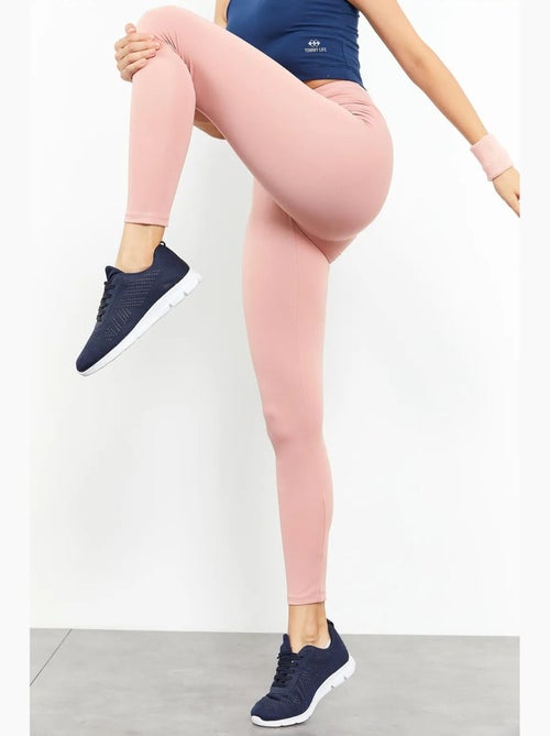 Leggings slim fit de cintura subida tommy - Kiabi Leggings slim fit de cintura subida tommy - Kiabi