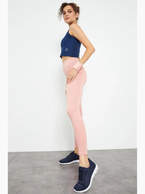 Leggings slim fit de cintura subida tommy - Kiabi Leggings slim fit de cintura subida tommy - Kiabi
