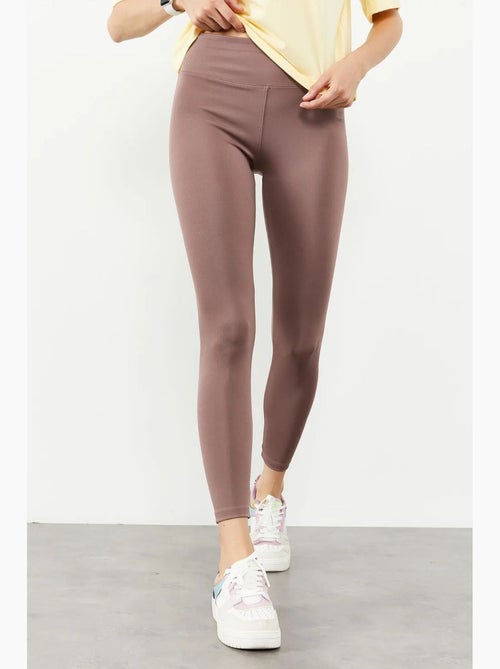 Leggings slim fit de cintura subida tommy - Kiabi Leggings slim fit de cintura subida tommy - Kiabi