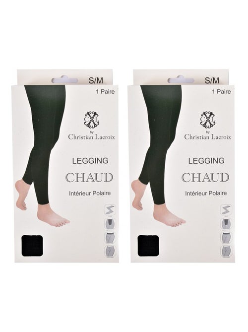Leggings Thermo CXL By CHRISTIAN LACROIX - Pack de 2 - Kiabi Leggings Thermo CXL By CHRISTIAN LACROIX - Pack de 2 - Kiabi