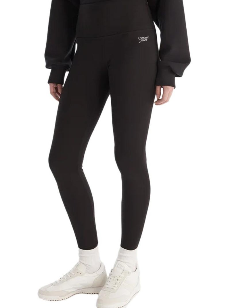 Leggings Tommy Hilfiger Prateados para Mulher Preto - Kiabi