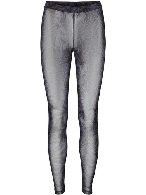 Leggings Vero Moda Lia para Mulher - Preto/Azul Marinho - Kiabi Leggings Vero Moda Lia para Mulher - Preto/Azul Marinho - Kiabi