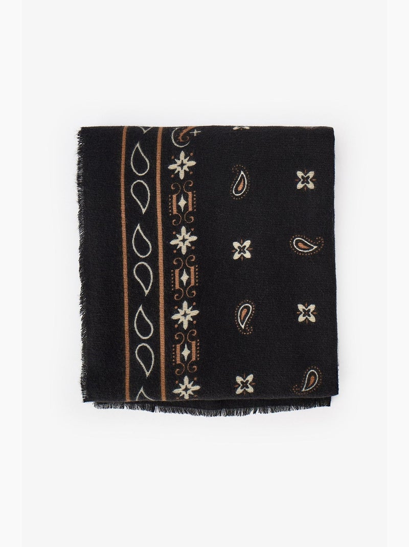 Lenço bandana penti Preto - Kiabi