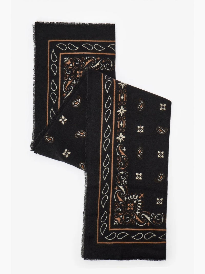 Lenço bandana penti Preto - Kiabi
