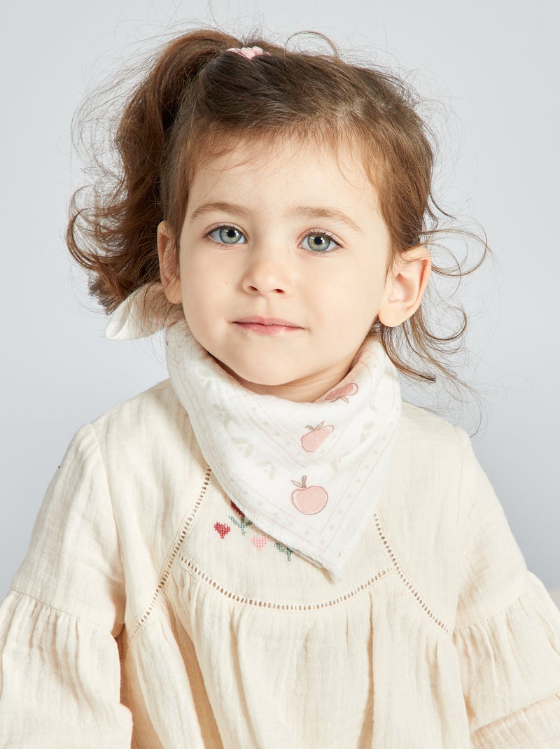 Lenço com estampado BRANCO - Kiabi