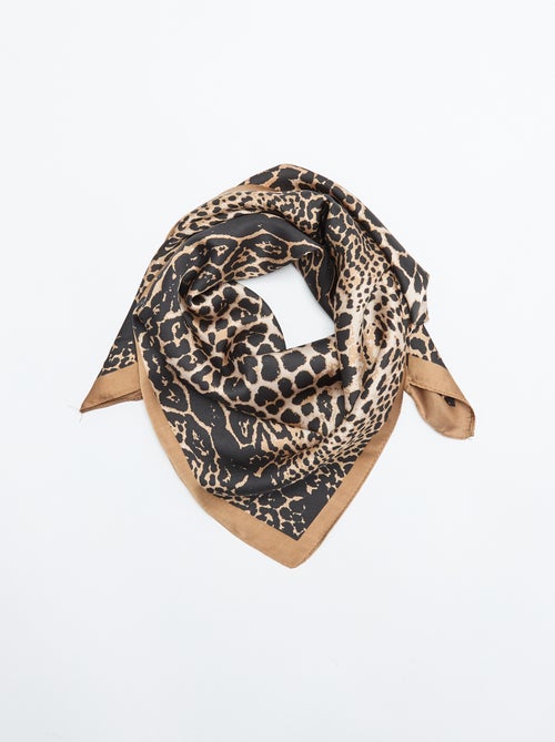 Lenço com estampado leopardo - Kiabi