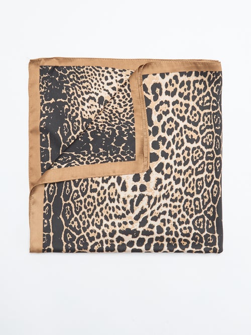 Lenço com estampado leopardo - Kiabi