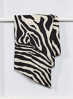 Lenço com estampado zebra - Kiabi