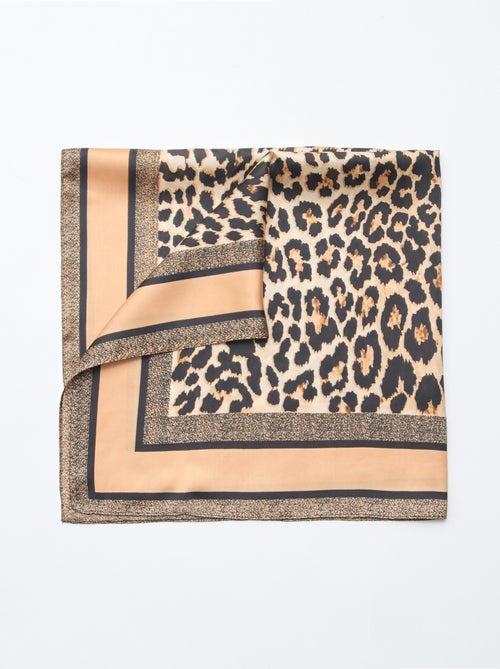 Lenço com padrões - 70 x 70 cm - Kiabi