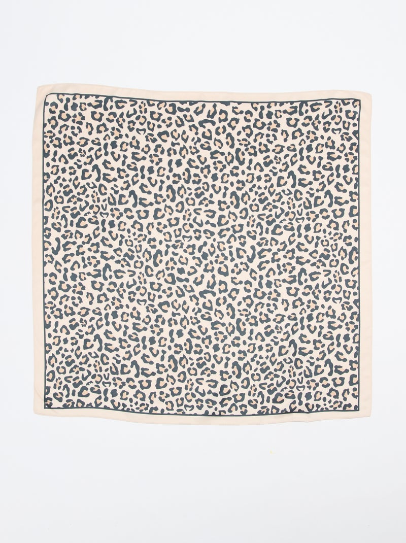 Lenço de cetim fantasia (65x65 cm) Bege - Kiabi