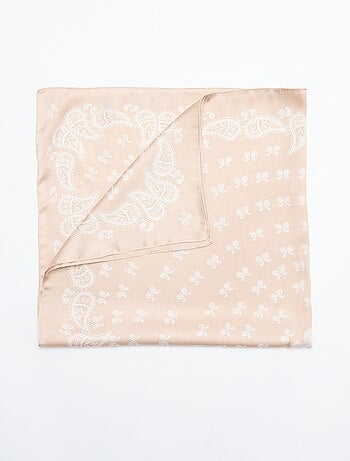 Lenço estampado 'bandana'