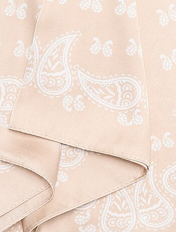 Lenço estampado 'bandana'
