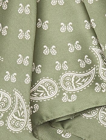 Lenço estampado \'bandana\'