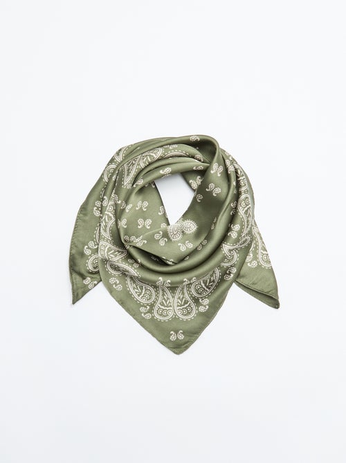 Lenço estampado \'bandana\' - Kiabi