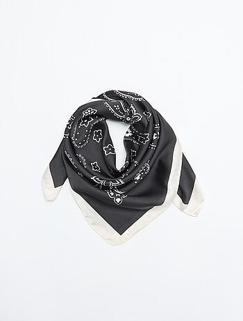 Lenço estampado \'bandana\'