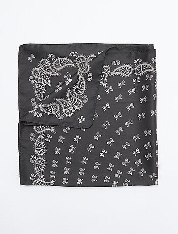 Lenço estampado 'bandana'