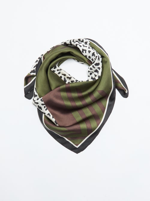 Lenço estampado 'leopardo' - Kiabi