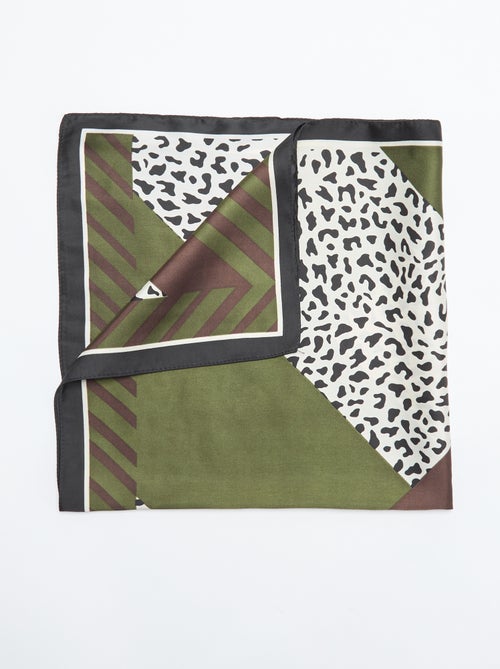 Lenço estampado 'leopardo' - Kiabi