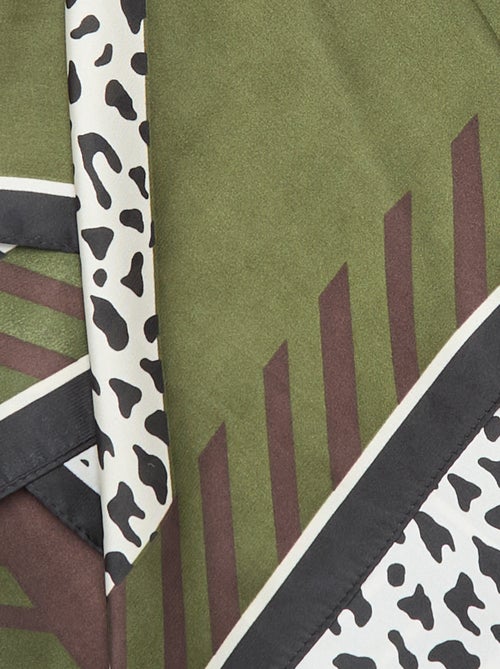 Lenço estampado 'leopardo' - Kiabi