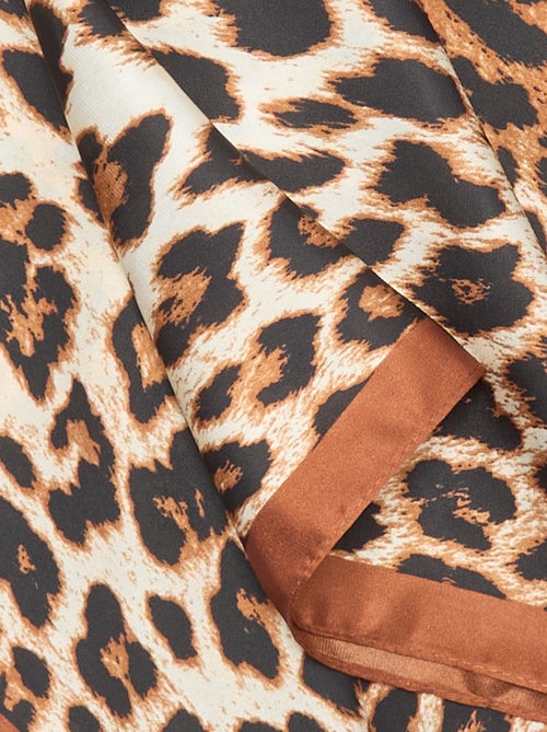 Lenço estampado \'leopardo\' - Kiabi