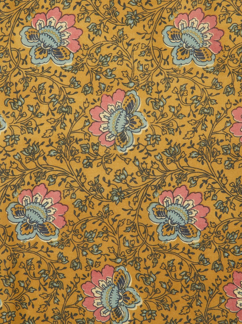 Lenço grande estampado CASTANHO - Kiabi
