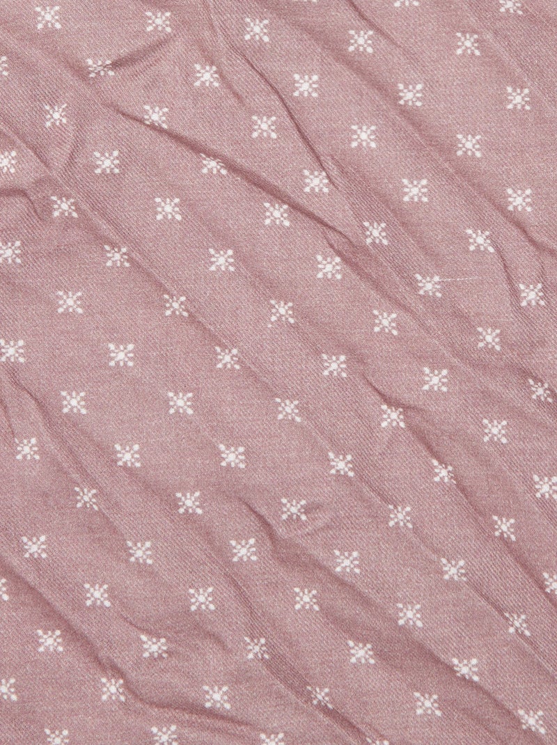 Lenço triangular estampado BRANCO - Kiabi