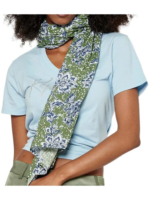 Lenço Verde Kaporal SUPAM para Mulher - Kiabi Lenço Verde Kaporal SUPAM para Mulher - Kiabi