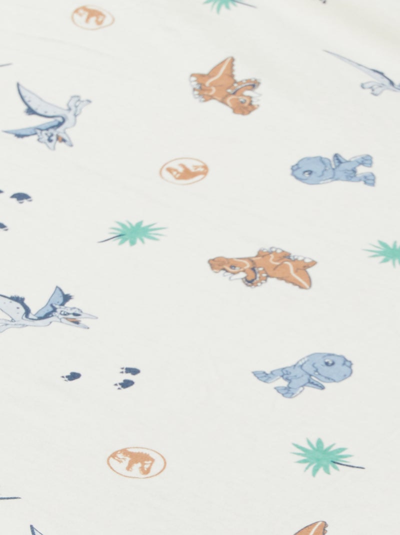 Lençóis-capa 'Jurassic Explorers' - lote de 2 BRANCO - Kiabi