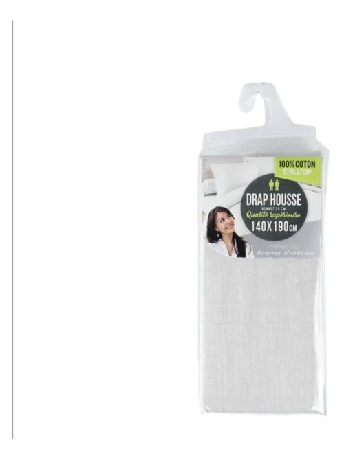 Lençóis com elástico algodão noa promo linge - Kiabi Lençóis com elástico algodão noa promo linge - Kiabi
