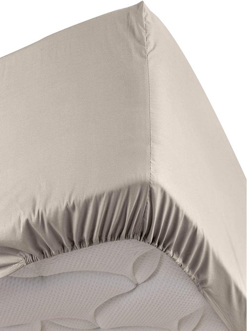 Lençóis com elástico percal de algodão lia promo linge - Kiabi Lençóis com elástico percal de algodão lia promo linge - Kiabi