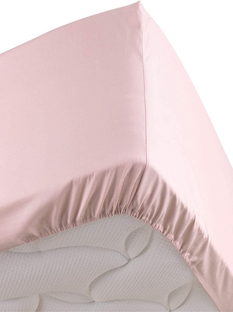Lençóis com elástico percal de algodão lia promo linge Rosa - Kiabi