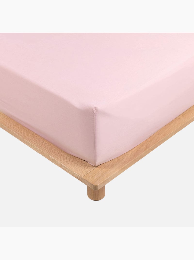 Lençóis com elástico percal de algodão lia promo linge Rosa - Kiabi