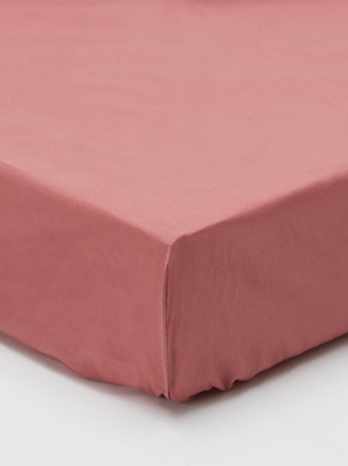 Lençol ajustável 1 pessoa 90 x 190 cm em algodão - Kiabi Home - Kiabi