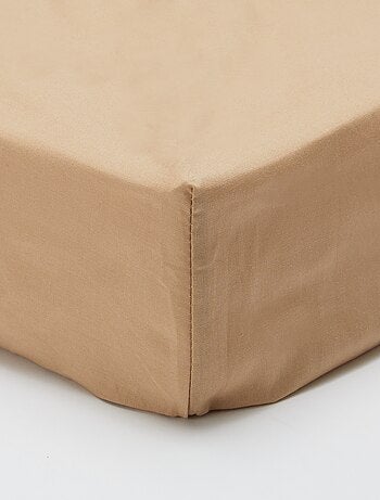 Lençol ajustável 2 pessoas 180 x 200 cm em algodão - Kiabi Home