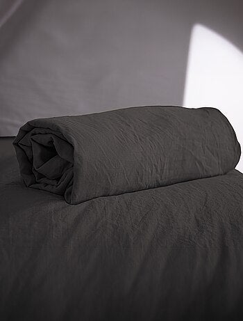 Lençol ajustável liso - 1 ou 2 pessoas / 90x190 / 140x190 / 160x200