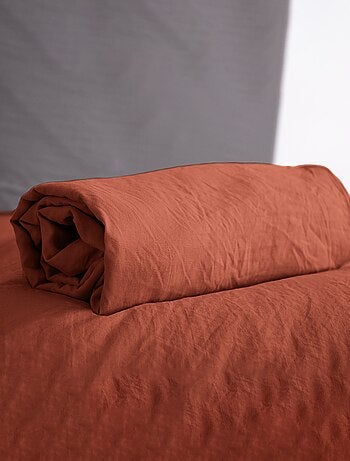 Lençol ajustável liso - 1 ou 2 pessoas / 90x190 / 140x190 / 160x200