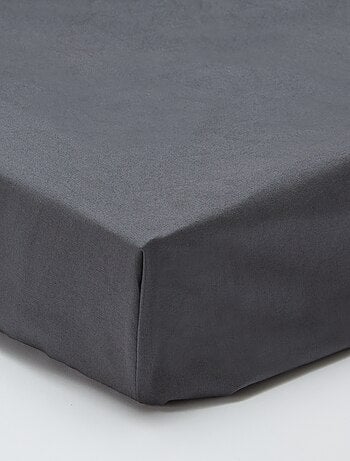 Lençol ajustável para 1 pessoa 90 x 190 em algodão - Kiabi Home
