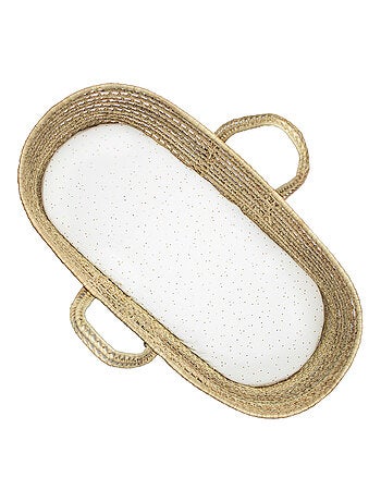 Lençol ajustável para moisés em gaze de algodão | sevira kids