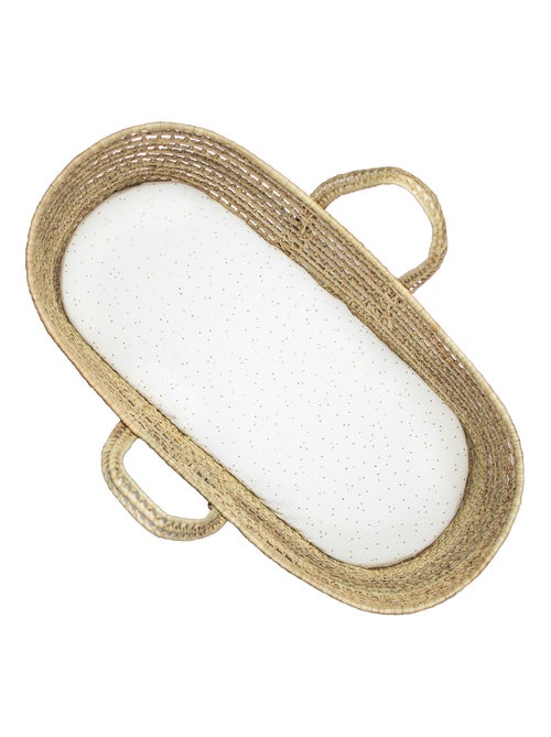 Lençol ajustável para moisés em gaze de algodão | sevira kids - Kiabi