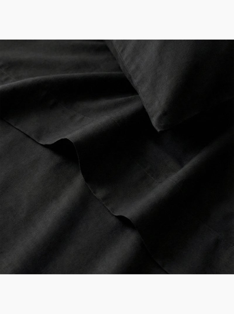 Lençol Basic "Happyfriday" Preto - Kiabi