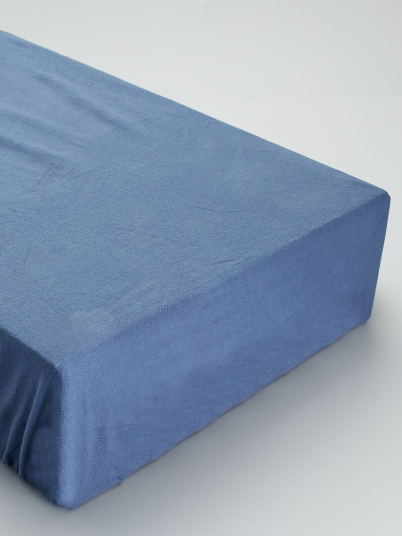 Lençol-capa  - Lote de 2 AZUL - Kiabi