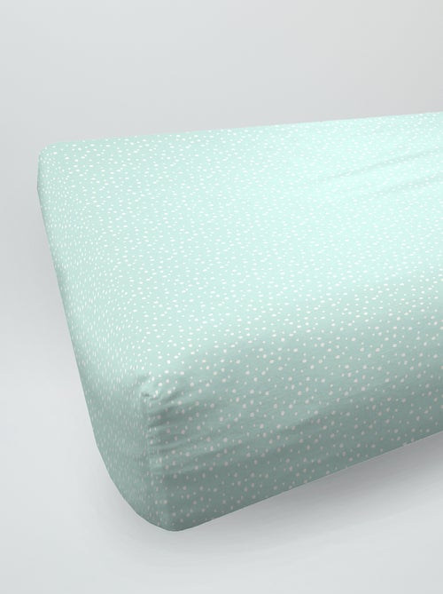Lençol-capa com estampado 'às bolinhas' - Kiabi
