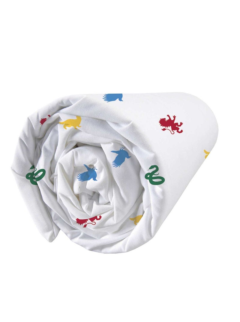 Lençol-capa de solteiro 'Harry Potter' Branco - Kiabi