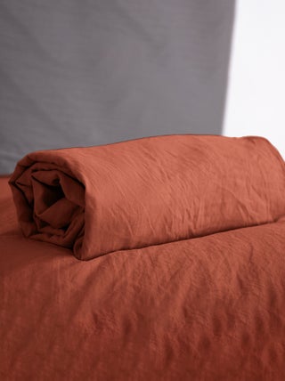 Lençol-capa liso - cama de casal
