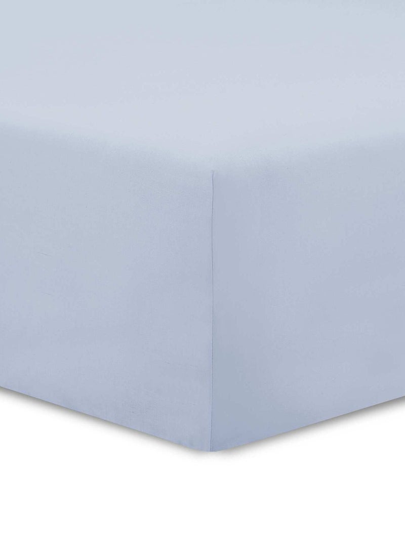 Lençol-capa liso Cinza - Kiabi